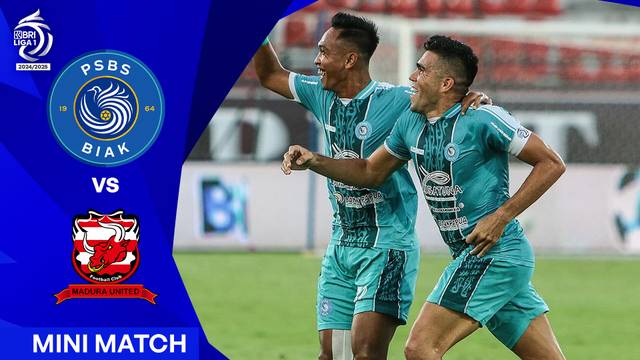 PSBS Biak VS Madura United FC - Mini Match | BRI Liga 1 2024/25