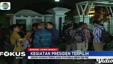 Jokowi Apresiasi TKN dan TKD yang Menangi Pilpres 2019 - Fokus Pagi