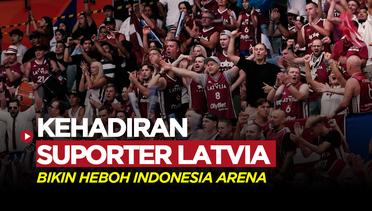 Kehebohan Suporter Latvia Saat Hadapi Prancis di FIBA World Cup 2023