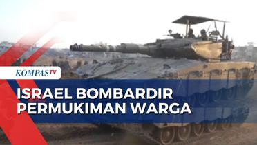 Penampakan Tank-Tank dan Jet Tempur Israel Kepung Wilayah Gaza Selatan