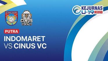 Putra: Indomaret vs Cinus VC - Full Match | Kejurnas Bola Voli Antarklub U-19 2025