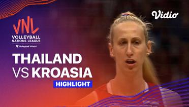 Match Highlights | Thailand vs Kroasia | Women’s Volleyball Nations League 2023