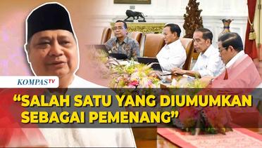 Kata Airlangga Soal Kehadiran Prabowo dalam Ratas RAPBN 2025 di Istana