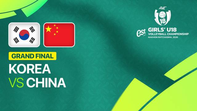 Grand Final: Korea vs China - AVC Girls' U18 Volleyball Championship