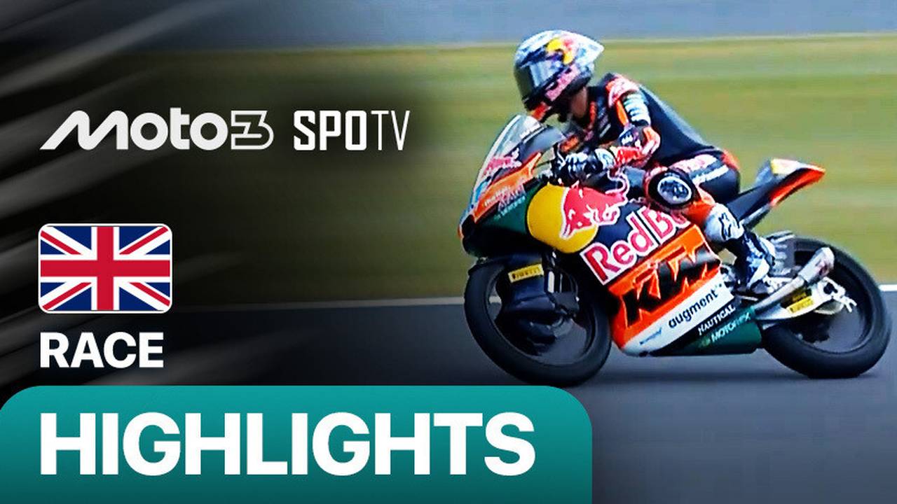 Moto3 Race: MotoGP 2025 Round 7 - Tissot British Grand Prix ...