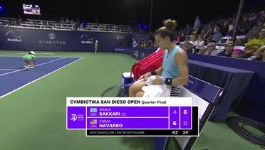 Quarter Final: Maria Sakkari vs Emma Navarro - Highlights | WTA Cymbiotika San Diego Open 2023