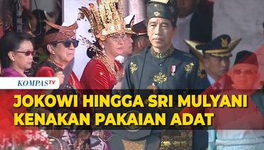 Potret Jokowi, Megawati hingga Sri Mulyani Kenakan Baju Daerah di Upacara Hari Lahir Pancasila