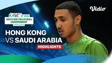 Hong Kong vs Saudi Arabia - Highlights | 22nd Asian Men's U-20 Volleyball Championship