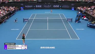 Aryna Sabalenka vs Lucia Bronzetti - Highlights | WTA Brisbane International 2024