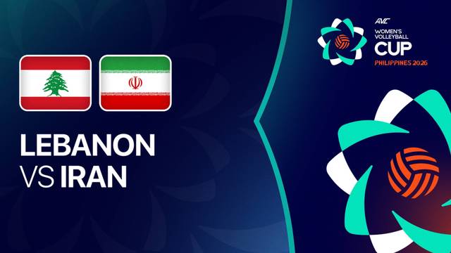Lebanon vs Iran - Full Match | AVC Women's Cup 2026