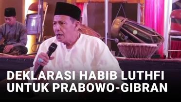 Habib Luthfi bin Yahya Deklarasi Dukung Prabowo-Gibran