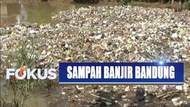 Banjir di Bandung Berlalu, Sampah Menumpuk dan Tebarkan Aroma Tidak Sedap