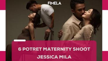 6 Potret Maternity Shoot Jessica Mila, Parade Gaun Nuansa Pastel Sangat Menawan
