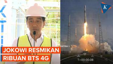 Kunjungi Sulawesi Utara, Jokowi Resmikan BTS 4G