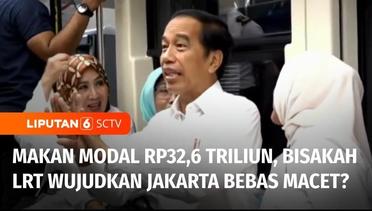 Presiden Jokowi Resmikan LRT Jabodebek, Diharapkan Dapat Atasi Macet dan Polusi, Bisakah? | Liputan 6