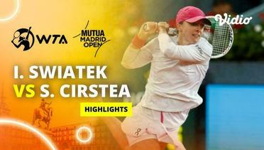 Iga Swiatek vs Sorana Cirstea - Highlights | WTA Mutua Madrid Open 2024