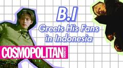 B.I Greets His Fans in Indonesia #BI #KimHanbin