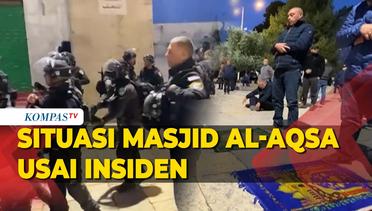 Situasi Masjid Al-Aqsa Yang Dikepung Polisi Israel Usai Insiden Ricuh