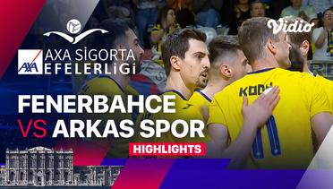 Fenerbahce Parolapara vs Arkas Spor - Highlights | Men's Turkish Volleyball League 2023/24
