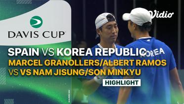 Highlights | Spain (Marcel Granollers/Albert Ramos) vs Korea Republic (Nam Jisung/Son Minkyu) | Davis Cup 2023