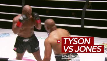 Highlights Pertarungan Tinju Mike Tyson Vs Roy Jones Jr yang Berakhir Imbang