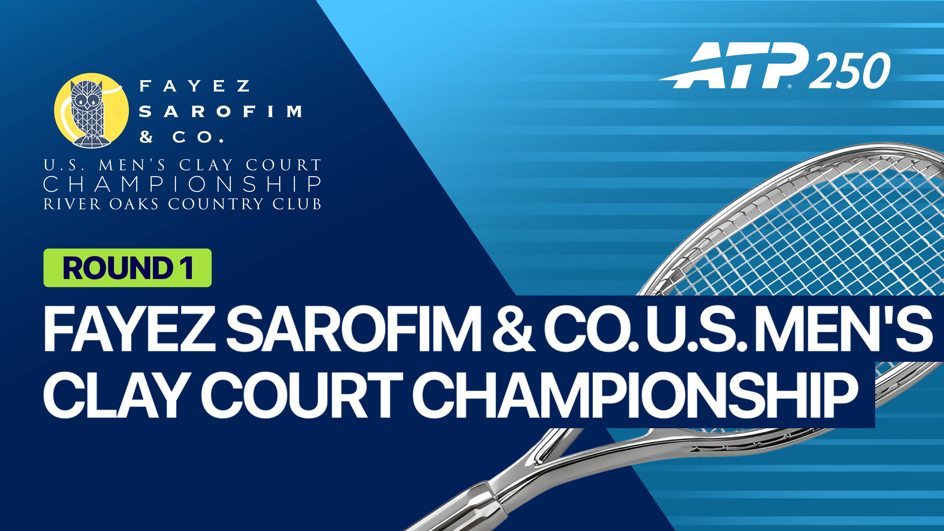 Martin Damm vs Brandon Nakashima - Round 1 | ATP 250: Fayez Sarofim & Co. U.S. Men's Clay Court Championship 2026