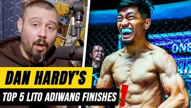 WILDEST Fighter In ONE?! | Dan Hardy's Top 5 Lito Adiwang Finishes