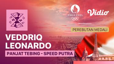 Wu Peng (CHN) vs Veddriq Leonardo (INA) - Medali Emas Speed Putra - Panjat Tebing - Full Match | Olympic Games Paris 2024