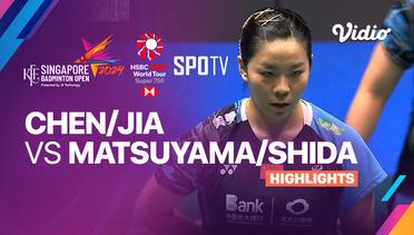 Chen Qing Chen/Jia Yi Fan (CHN) vs Nami Matsuyama/Chiharu Shida (JPN) - Highlights | KFF Singapore Badminton Open 2024 - Women's Doubles