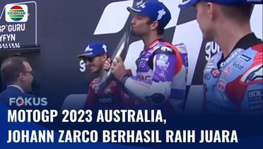 Berhasil Jadi yang Tercepat, Johann Zarco Juarai Balap MotoGP 2023 Australia | Fokus