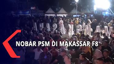 Ribuan Warga Nobar PSM Bersama Walikota Makassar