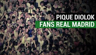 Gerard Pique Jadi Bahan Olokan Fans Real Madrid