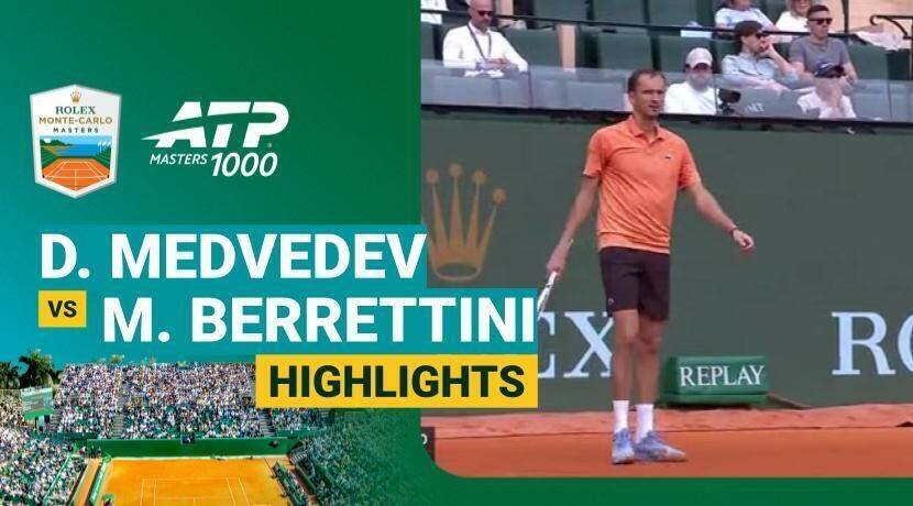 Daniil Medvedev vs Matteo Berrettini - Round 2 (Court Rainier III) | ATP 1000: Rolex Monte-Carlo Masters 2026