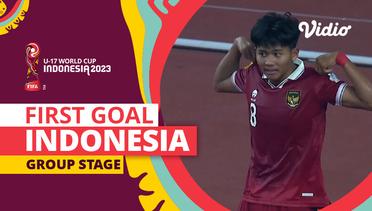 Momen Gol Pertama Timnas Indonesia - Arkhan Kaka | Indonesia vs Ecuador | FIFA U-17 World Cup Indonesia 2023