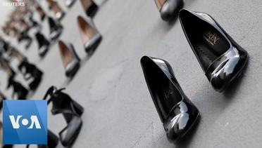 440 Pairs of High Heels to Commemorate Women Murdered in Turkey
