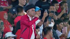 MENGGELEGAR!! Judika Dan Seluruh Suporter Nyanyikan "Indonesia Raya" Di Stadion Segiri!! | Final Piala Presiden 2022