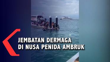 Jembatan Dermaga Di Nusa Penida Ambruk