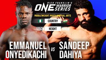 "The Biafran Warrior" vs. Sandeep Dahiya | ONE Warrior Series Full Fight