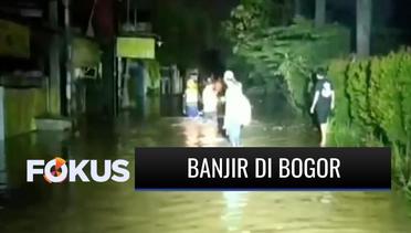 Kali CIleungsi Meluap, Sejumlah Perumahan di Wilayah Bogor Terendam Banjir | Fokus