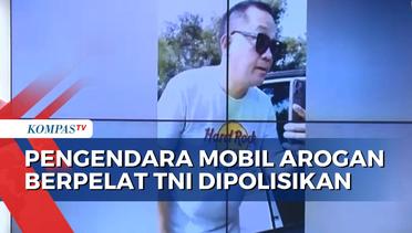 Pengendara Mobil Fortuner Arogan Berpelat TNI Dipolisikan