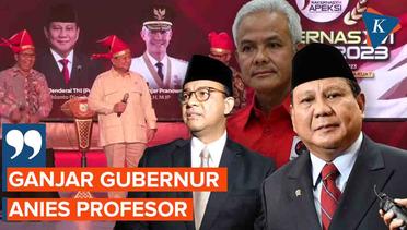 Jawaban Satset Prabowo saat Ditanya Siapa Ganjar dan Siapa Anies
