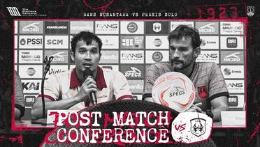 Post-Match Press Conference: RANS Nusantara vs PERSIS Solo | Liga 1 2023/2024 Matchday 13