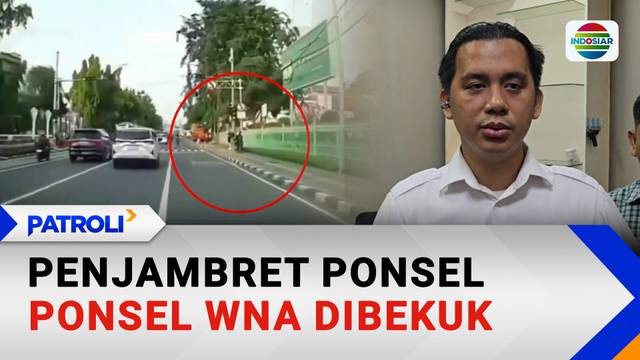 Penjambret Ponsel WNA Dibekuk