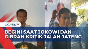 Jokowi dan Gibran Kritik Kondisi Jalan di Jateng