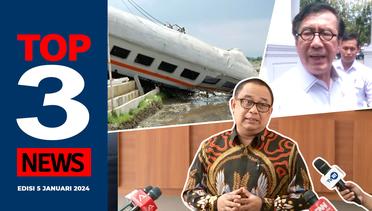 Tabrakan KA Turangga vs Bandung Raya, Yasonna Bantah Alvin Lim, Istana soal Klaim TKN [TOP 3 NEWS]