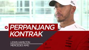 Lewis Hamilton Perpanjang Kontrak Dua Tahun dengan Mercedes