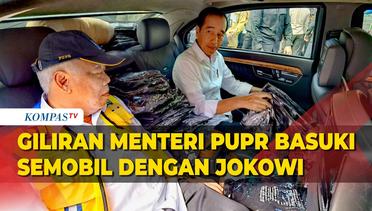 Giliran Menteri PUPRBasuki Semobil dengan Jokowi, Lewati Jalan Rusak Jambi