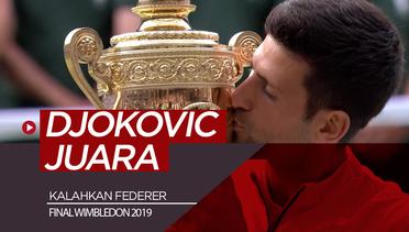 Djokovic Juara Wimbledon 2019 Setelah Kalahkan Federer di Final