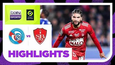Strasbourg vs Brest - Highlights | Ligue 1 2023/2024