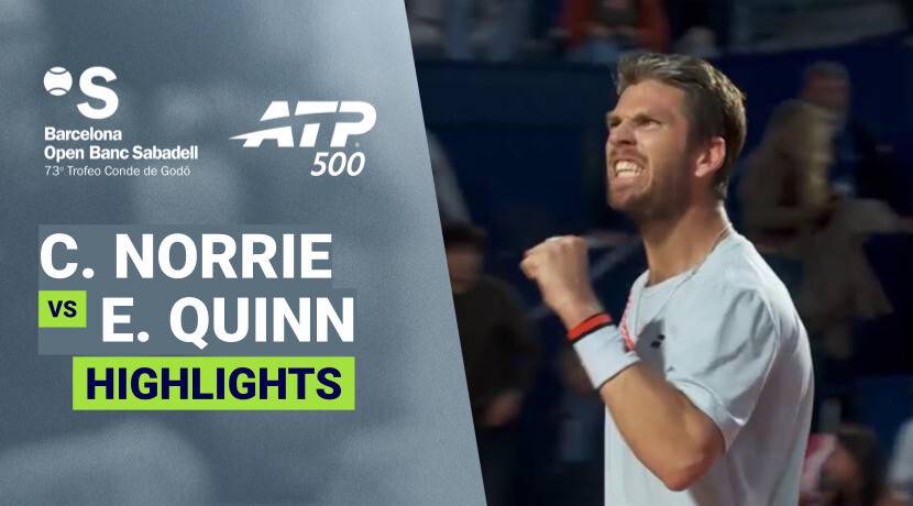 Cameron Norrie vs Ethan Quinn - Round of 16 | ATP 500: Barcelona Open Banc Sabadell 2026